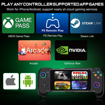 Joystick DinoFire Cell Phone Gamepad για iPhone Android Έλεγχος ενεργοποίησης ελεγκτή Bluetooth με παιχνίδι για φορητές συσκευές Hall Effect Stick