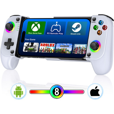 DinoFire mobitel Gamepad Joystick za iPhone Android Control Bluetooth Controller Trigger s Hall Effect Stick Mobilna igra