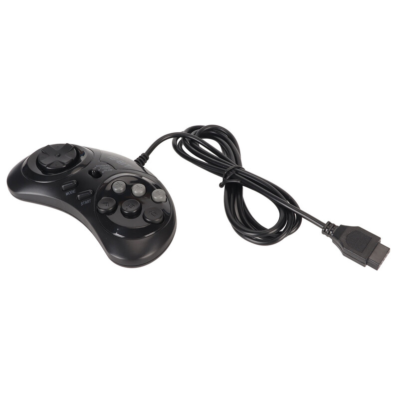 za Sega kontroler igara 9 pinski 16-bitni mini ručni ergonomski klasični gamepad s for Turbo Boost prijenosnim kontrolerom gamepada