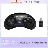 RETROFLAG Classic 2.4G Wireless Game Controller-M Gamepad za Switch, Windows, Sega Genesis mini/MD mini 2 i Raspberry Pi