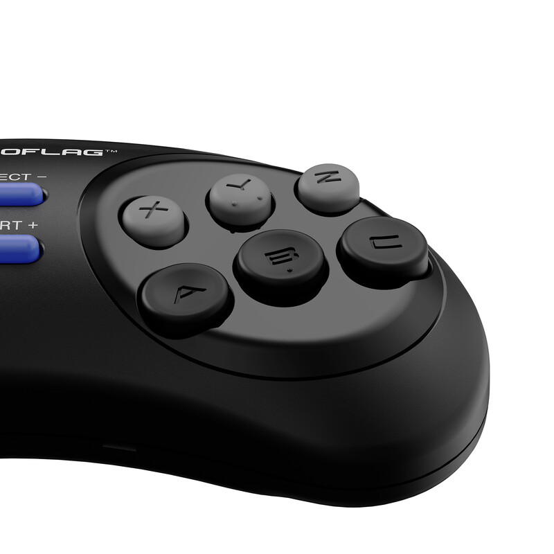 RETROFLAG Classic 2.4G Wireless Game Controller-M Gamepad za Switch, Windows, Sega Genesis mini/MD mini 2 i Raspberry Pi