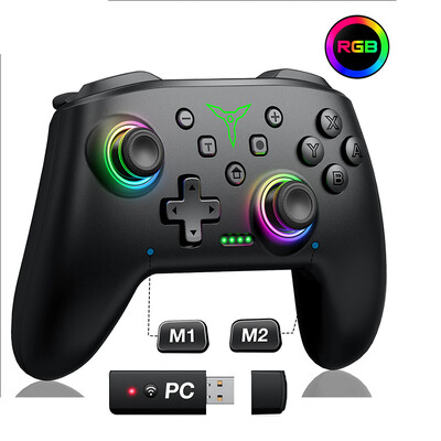 BEBONCOOL Wireless Switch Pro kontroler s joystickom i dvostrukom vibracijom kompatibilan za Switch OLED/Lite Switch Remote Gamepad