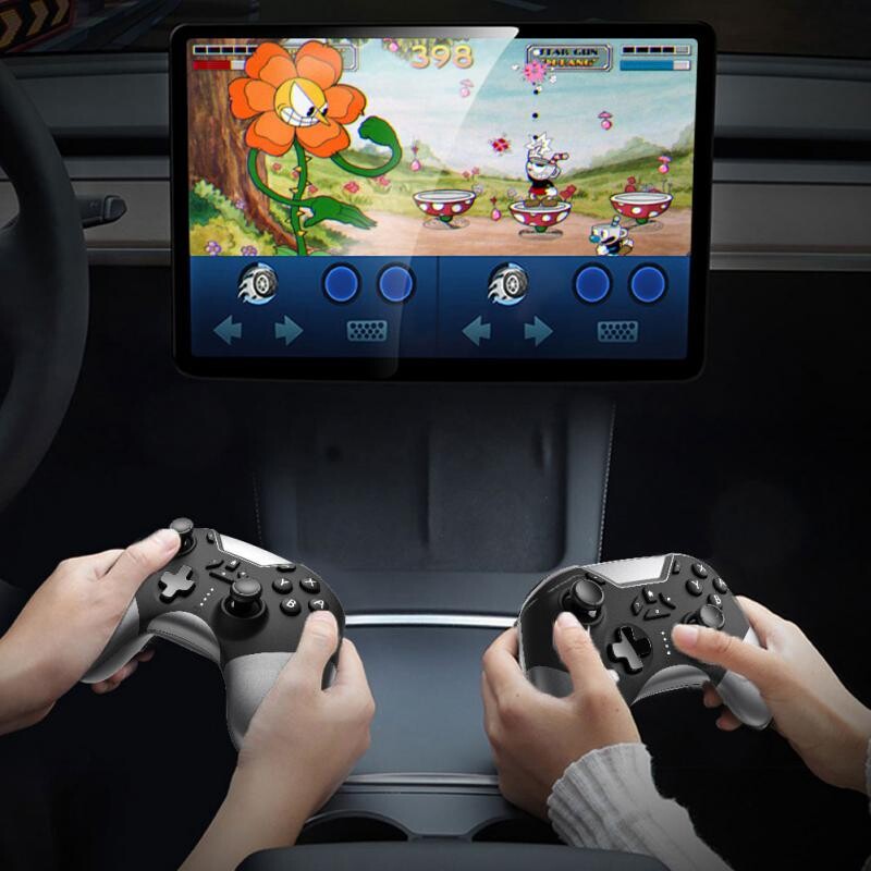 Automobilski Bluetooth Joystick Bežični prekidač GamePad Kontroler za Tesla Model Y Model 3 Ručka za igru Obloga Unutrašnjost Dodatna oprema