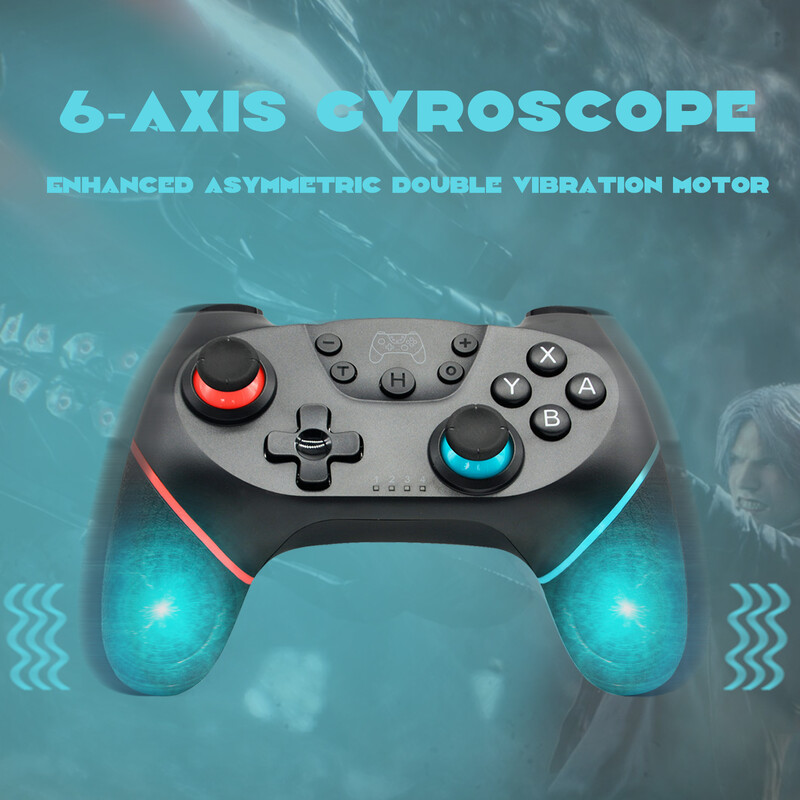 BROODIO kompatibilni Nintendo Switch kontroler bežični Bluetooth gamepad za Nintendo Switch Pro OLED konzolu Control Joystick