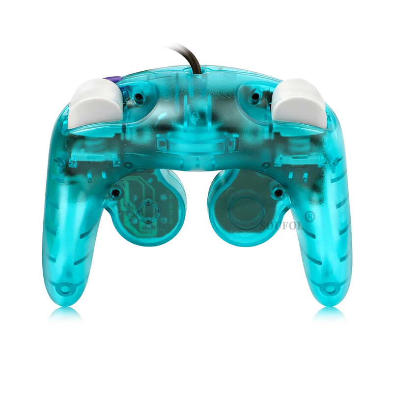 Novi zamjenski prozirni kontroler igre Gamepad sa žičanim ručnim joystickom za NGC GameCube konzolu za video igre