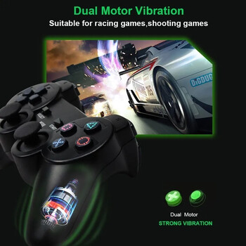 Ασύρματο Gamepad για Sony PS2 Controller για Playstation 2 Κονσόλα Joystick 2.4G Double Vibration Shock Joypad USB Παιχνίδι υπολογιστή