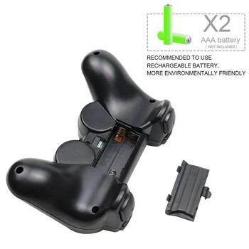 Ασύρματο Gamepad για Sony PS2 Controller για Playstation 2 Κονσόλα Joystick 2.4G Double Vibration Shock Joypad USB Παιχνίδι υπολογιστή