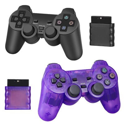 Bežični gamepad za Sony PS2 kontroler za Playstation 2 konzolu Joystick 2.4G Double Vibration Shock Joypad USB PC igra