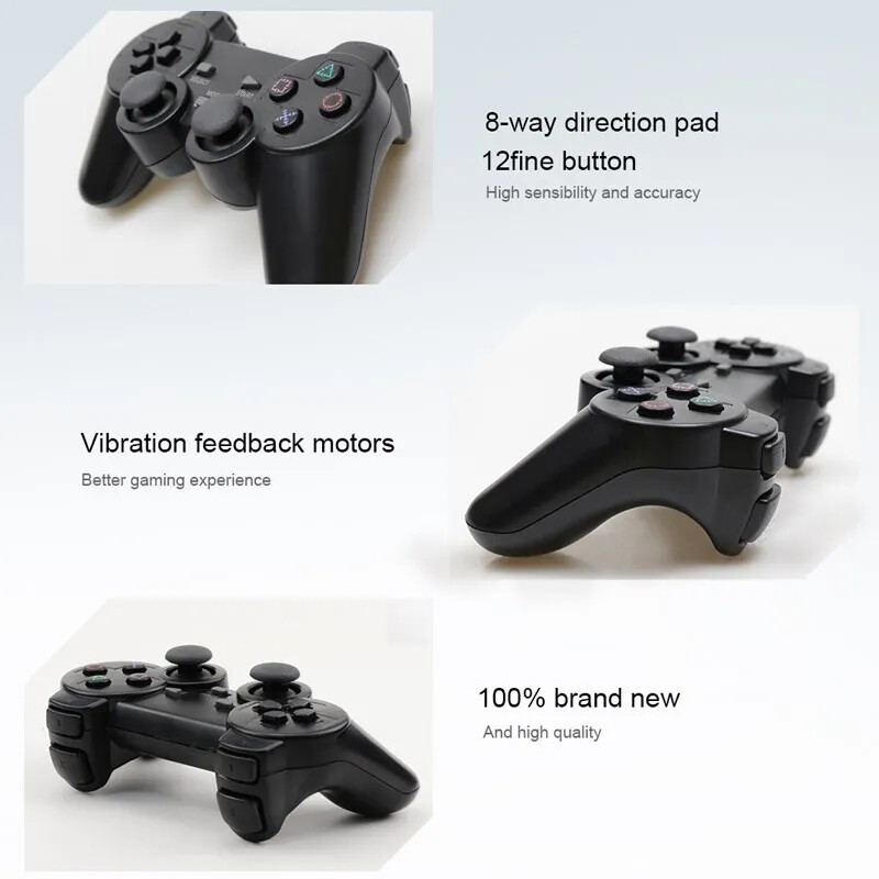 Bežični gamepad za Sony PS2 kontroler za Playstation 2 konzolu Joystick 2.4G Double Vibration Shock Joypad USB PC igra