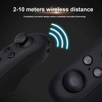 1 τεμ. Bluetooth Gamepad Ενημέρωση τηλεχειριστηρίου VR για Android Joystick χειριστήριο παιχνιδιών για γυαλιά 3D Ασύρματο τηλεχειριστήριο VR E-Box