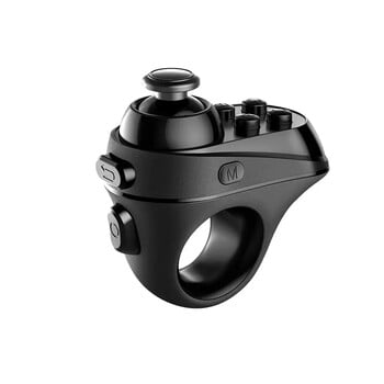 R1 Mini Ring Bluetooth4.0 Επαναφορτιζόμενο ασύρματο τηλεχειριστήριο VR χειριστήριο παιχνιδιών Joystick Gamepad για Android 3D Glasses r57