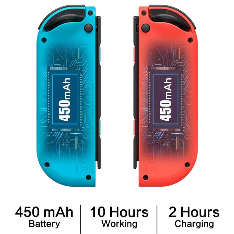 Bežični joystick za kontroler prekidača Dvostruka vibracija Žiroskopski gamepad sa 6 osi s trakama Kontrola funkcije buđenja za upravljanje prekidačem