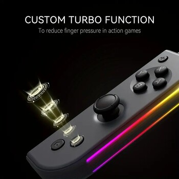 Joypad For Switch Controller RGB Light Glare Vibration Supports Screenshot Wake-up Function Motion Gamepad για έλεγχο διακόπτη