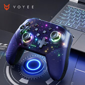 Switch Controller, LED Star Wireless Pro Controller за Switch/Lite/OLED, мултиплатформен Windows PC/IOS/Android контролер с