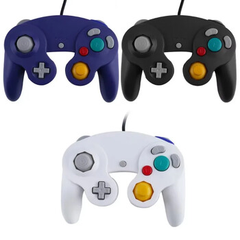 Ενσύρματο χειριστήριο παιχνιδιών για το GameCube NGC Ενσύρματο χειριστήριο παιχνιδιών με ένα κουμπί για την κονσόλα παιχνιδιών NGC