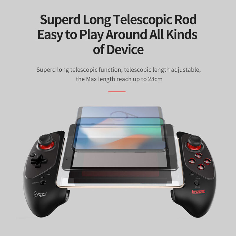 Ipega PG-9083S геймпад Bluetooth безжичен джойстик за Android IOS MFI игри ТВ кутия Таблет ipad Разтегаем контролер Ръчен
