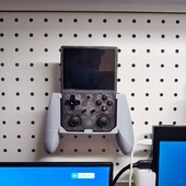 Skirta Anbernic RG353V RG353VS 3D spausdinimui žaidimų konsolės rankinių žaidimų pultai Rankena Rankena delno pagrindo ekrano stalo skylės plokštės laikiklio stovai