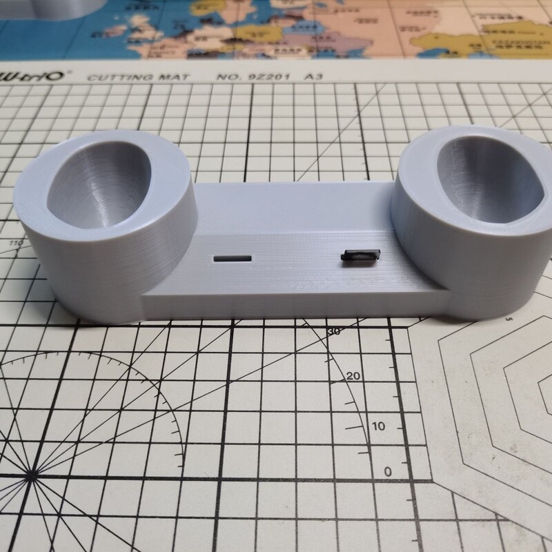 Skirta Anbernic RG353V RG353VS 3D spausdinimui žaidimų konsolės rankinių žaidimų pultai Rankena Rankena delno pagrindo ekrano stalo skylės plokštės laikiklio stovai