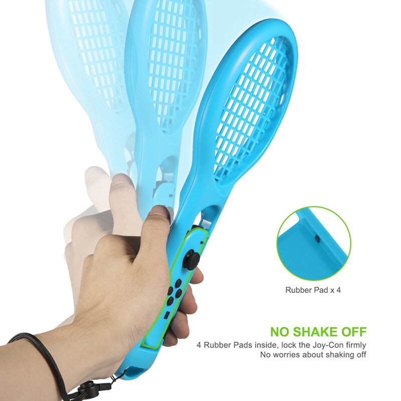 Nintend Switch NS Tennis ACES žaidimų grotuvas, skirtas Nintendo Switch OLED sporto priedams Joy-con ABS teniso raketės rankenos laikiklis