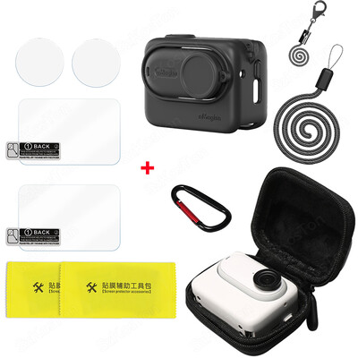 За Insta 360 GO 3S Силиконов защитен калъф Неплъзгаща се цялостна защитна обвивка Капак против надраскване Аксесоари за спортна камера