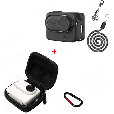 За Insta 360 GO 3S Силиконов защитен калъф Неплъзгаща се цялостна защитна обвивка Капак против надраскване Аксесоари за спортна камера