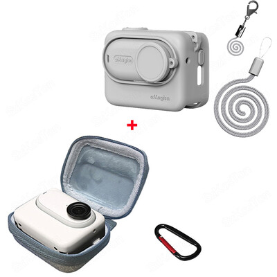 За Insta 360 GO 3S Силиконов защитен калъф Неплъзгаща се цялостна защитна обвивка Капак против надраскване Аксесоари за спортна камера