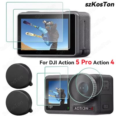 Zaštita od prašine za objektiv kamere za Action 4 5 Pro Neklizajuća silikonska zaštita za leće za DJI Osmo Action 5 Pro 4 Dodatak za kaljenu foliju