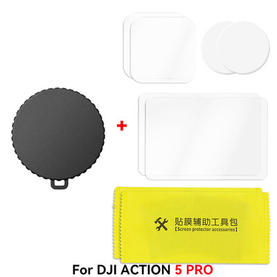 Zaštita od prašine za objektiv kamere za Action 4 5 Pro Neklizajuća silikonska zaštita za leće za DJI Osmo Action 5 Pro 4 Dodatak za kaljenu foliju