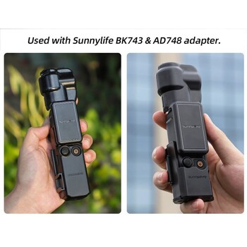 Пластмасов протектор за кардан за DJI Osmo Pocket 3 Капачка на камерата Sunnylife Защитен калъф Ръчна кутия за кардан Аксесоари за DJI Pocket 3