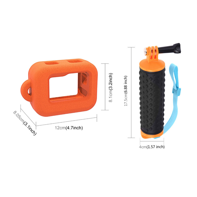 PULUZ EVA plutajuća torbica i plutajući štap za Insta360 Ace/Ace Pro Dodaci za sportske kamere Ronilačka zaštitna školjka