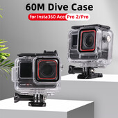 Dive Case za Insta360 Ace Pro 2 / Pro Vodootporno kućište Zaštitni poklopac Underwater 60M Dive Shell Dodaci za sportske kamere