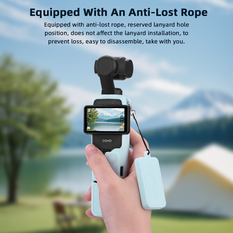 Torbica za DJI Osmo Pocket 3 Silikonska zaštitna navlaka Zaštitna kapica objektiva protiv ogrebotina za torbicu Pocket 3 Dodaci za fotoaparat