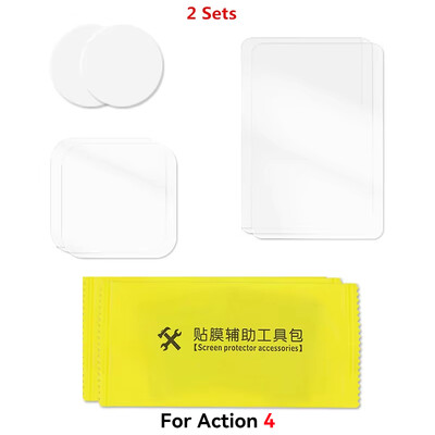 Za DJI Osmo Action 5 Pro 4 Zaštita zaslona Zaštita zaslona Kaljeno staklo za DJI Action 4 5 PRO Dodaci Zaštita leće