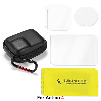 Za DJI Osmo Action 5 Pro 4 Zaštita zaslona Zaštita zaslona Kaljeno staklo za DJI Action 4 5 PRO Dodaci Zaštita leće