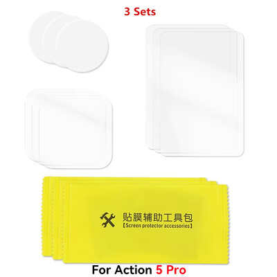 Za DJI Osmo Action 5 Pro 4 Zaštita zaslona Zaštita zaslona Kaljeno staklo za DJI Action 4 5 PRO Dodaci Zaštita leće