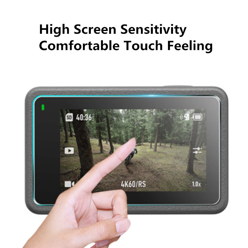 Za DJI Osmo Action 5 Pro 4 Zaštita zaslona Zaštita zaslona Kaljeno staklo za DJI Action 4 5 PRO Dodaci Zaštita leće