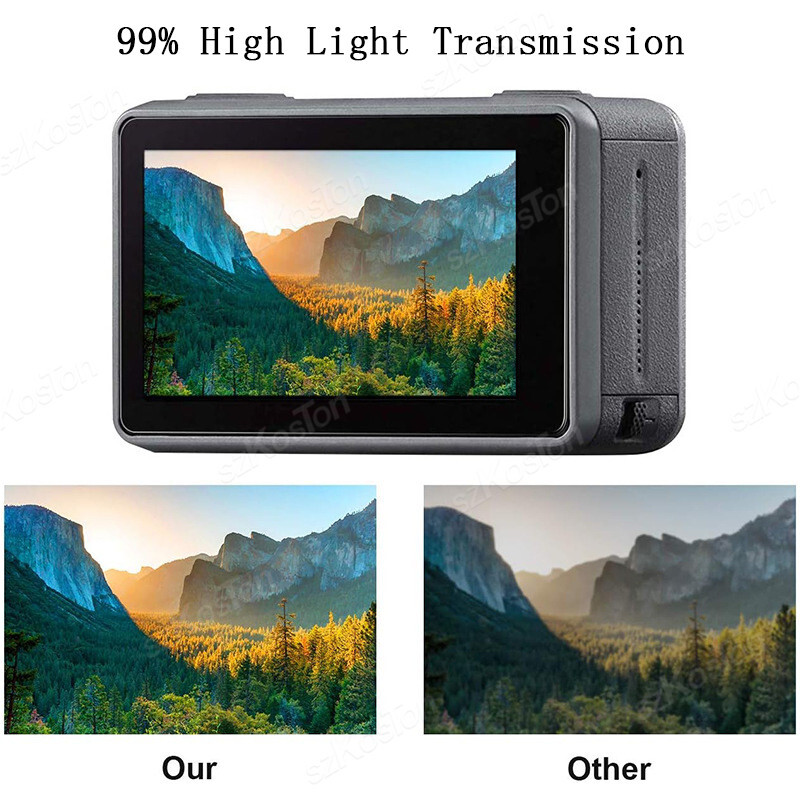 Za DJI Osmo Action 5 Pro 4 Zaštita zaslona Zaštita zaslona Kaljeno staklo za DJI Action 4 5 PRO Dodaci Zaštita leće