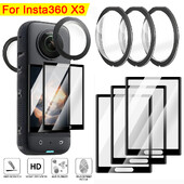 Za Insta360 X3 Zaštitne folije od kaljenog stakla HD prozirne folije za leće za fotoaparat Insta 360 X3 Zaštitne folije pune pokrivenosti