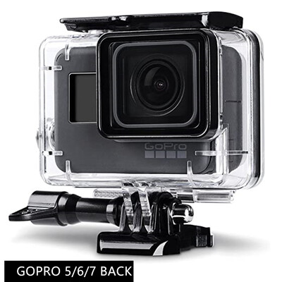 Υποβρύχια αδιάβροχη θήκη 45 μέτρων για GoPro Hero 7 6 5 Μαύρο προστατευτικό περίβλημα κατάδυσης για Go Pro 7 6 5 Μαύρο αξεσουάρ