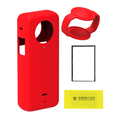 Silikonska maska Prikladna za Insta360 X3 Panoramska akcijska kamera Zaštitna navlaka za Insta 360 X3 Dodaci protiv ogrebotina