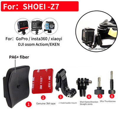 TUYU Premium prilagođeni nosač za motociklističku kacigu za GoPro hero10 Insta360 DJI kameru za SHOEI AGV ARAI HJC Dodaci za kacigu