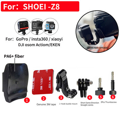 TUYU Premium prilagođeni nosač za motociklističku kacigu za GoPro hero10 Insta360 DJI kameru za SHOEI AGV ARAI HJC Dodaci za kacigu