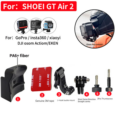 TUYU Premium prilagođeni nosač za motociklističku kacigu za GoPro hero10 Insta360 DJI kameru za SHOEI AGV ARAI HJC Dodaci za kacigu