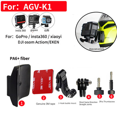 TUYU Premium prilagođeni nosač za motociklističku kacigu za GoPro hero10 Insta360 DJI kameru za SHOEI AGV ARAI HJC Dodaci za kacigu