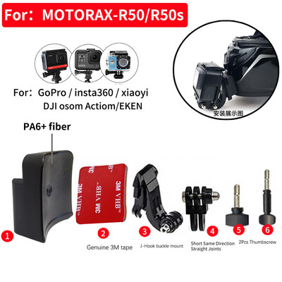 TUYU Premium prilagođeni nosač za motociklističku kacigu za GoPro hero10 Insta360 DJI kameru za SHOEI AGV ARAI HJC Dodaci za kacigu