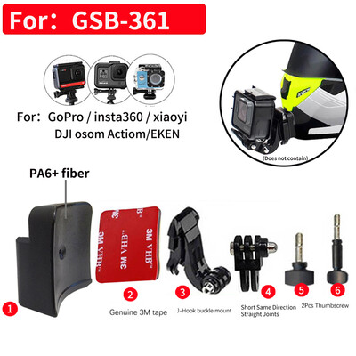 TUYU Premium prilagođeni nosač za motociklističku kacigu za GoPro hero10 Insta360 DJI kameru za SHOEI AGV ARAI HJC Dodaci za kacigu