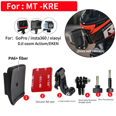 TUYU Premium prilagođeni nosač za motociklističku kacigu za GoPro hero10 Insta360 DJI kameru za SHOEI AGV ARAI HJC Dodaci za kacigu