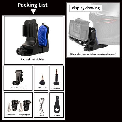 TUYU Premium prilagođeni nosač za motociklističku kacigu za GoPro hero10 Insta360 DJI kameru za SHOEI AGV ARAI HJC Dodaci za kacigu