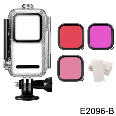 Vodootporno kućište za DJI Action 2 Zaštitna školjka Underwater Dive Cover Filter za DJI Osmo Action 2 Dodaci