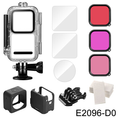 Vodootporno kućište za DJI Action 2 Zaštitna školjka Underwater Dive Cover Filter za DJI Osmo Action 2 Dodaci